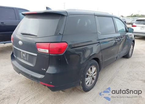 2016 Kia Sedona Lx из США, поврежденный, VIN KNDMB5C11G6091929